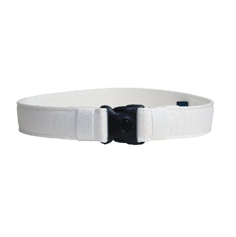 Cinturone cordura bianco fibbia 3 punti interno asola - Cinturone