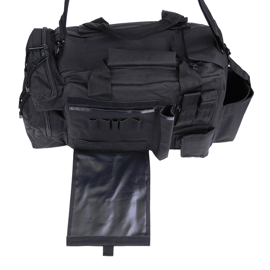 Borsa tattica da contractor di polizia nera cm 40 - Borse, borsoni