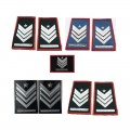 Kit gradi brigadiere capo qualifica speciale Carabinieri velcro, tubolari e metallo