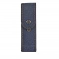 Porta torcia/pila/coltello cm 14 blu