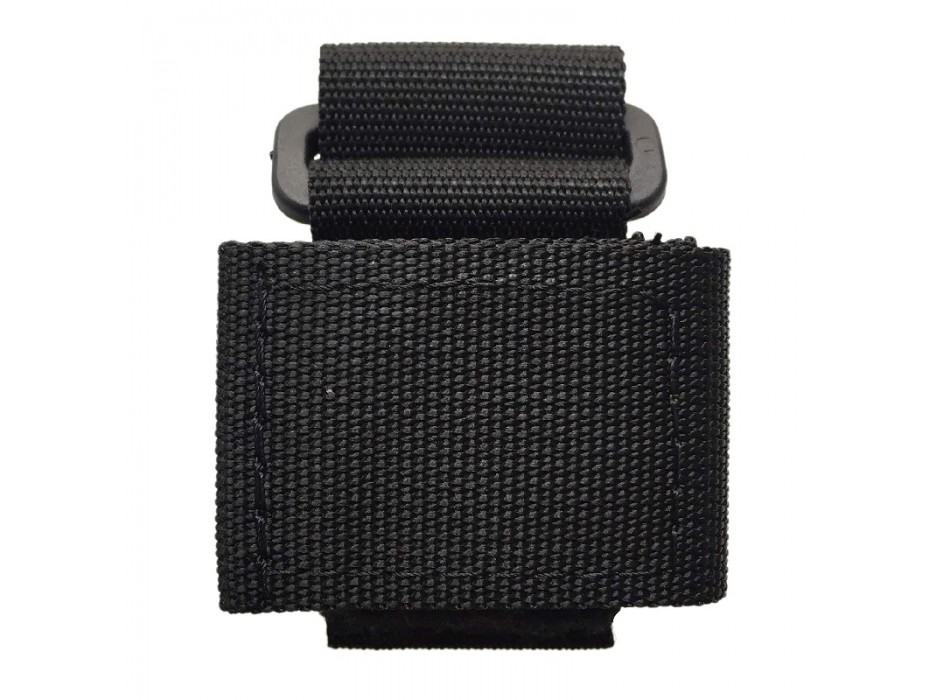 Porta guanti in cordura chiusura a velcro nero Divisa Militare