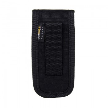 Cordura porta torcia/pila/coltello cm 16 nero Divisa Militare