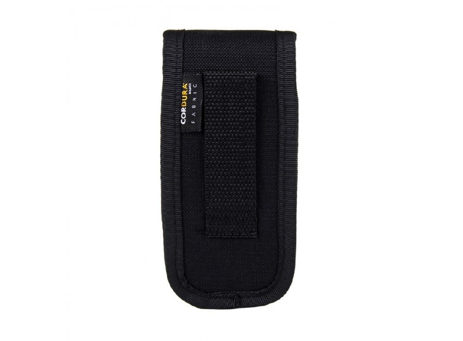 Cordura porta torcia/pila/coltello cm 16 nero Divisa Militare