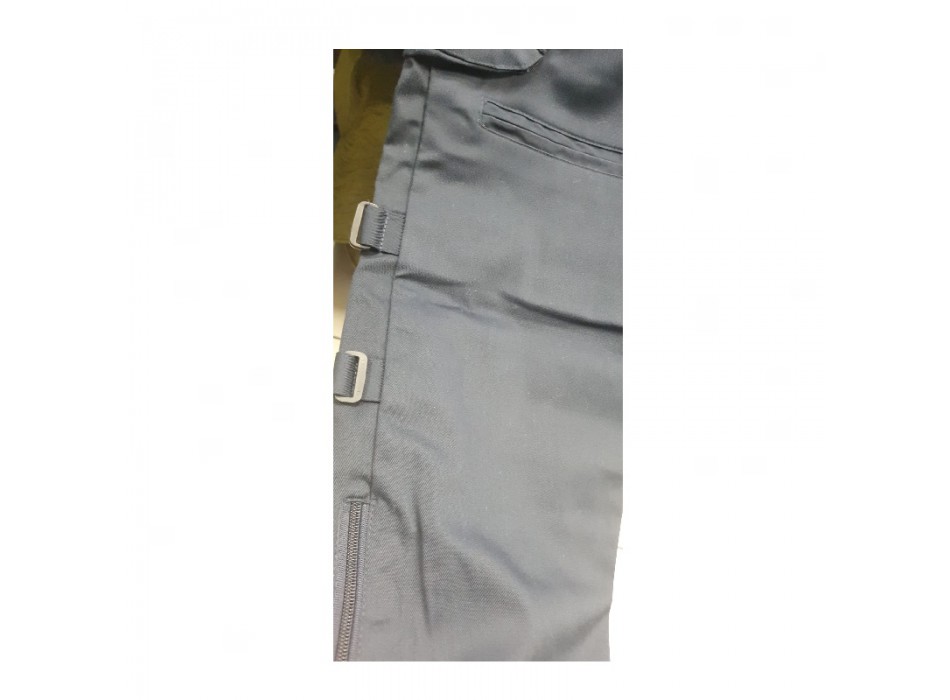 Pantalone invernale multitasche per guardia giurata blu con interno felpato Divisa Militare