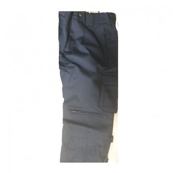 Pantalone invernale multitasche per guardia giurata blu con interno felpato Divisa Militare