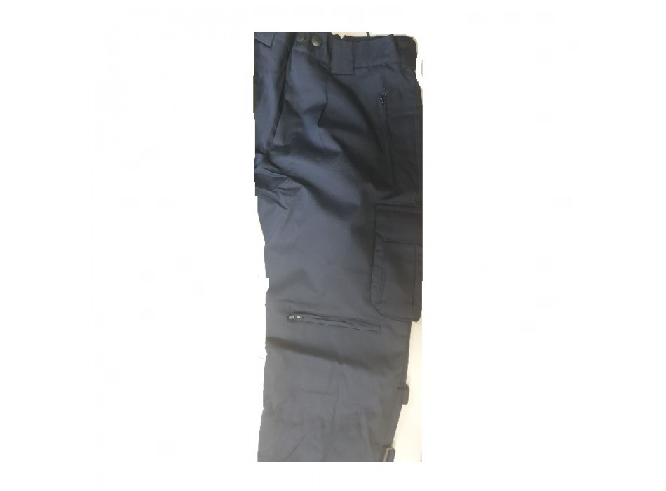 Pantalone invernale multitasche per guardia giurata blu con interno felpato Divisa Militare