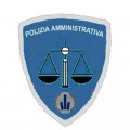 Patch toppa con velcro Polizia Locale Emilia Romagna polizia amministrativa