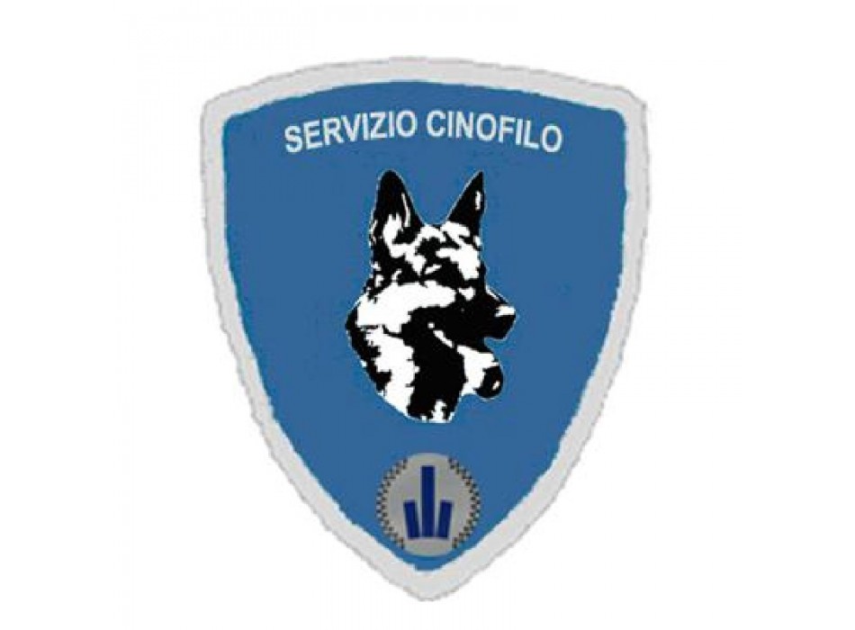 Patch toppa con velcro Polizia Locale Emilia Romagna servizio cinofilo Divisa Militare