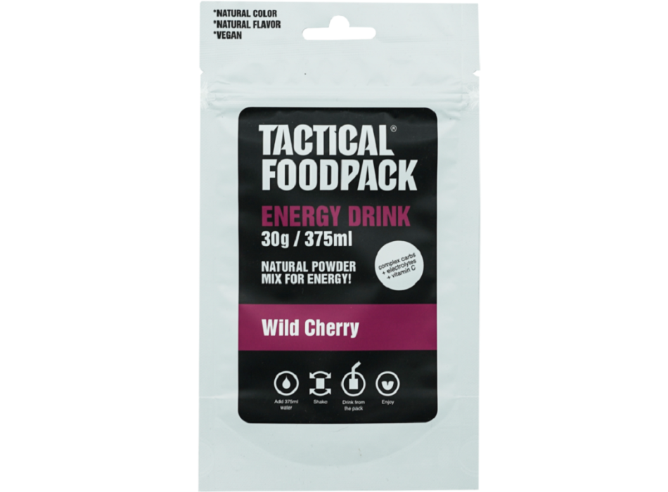 Bevanda Energetica Ciliegia Selvatica 30g tactical foodback Divisa Militare