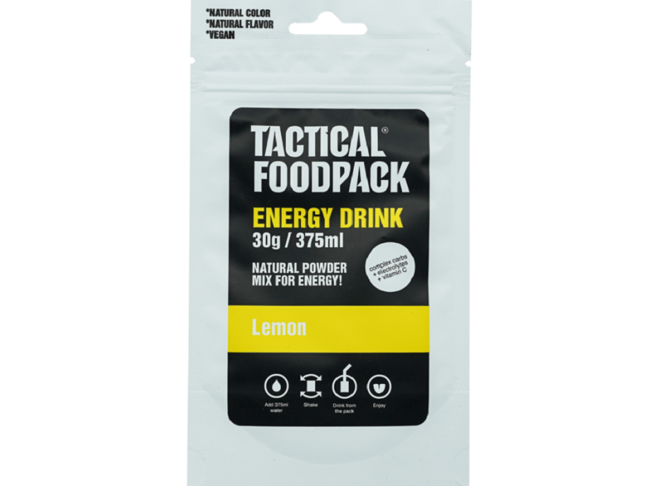 Bevanda Energetica limone 30g tactical foodback Divisa Militare