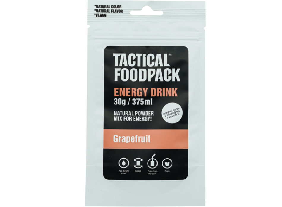 Bevanda Energetica pompelmo 30g tactical foodback Divisa Militare