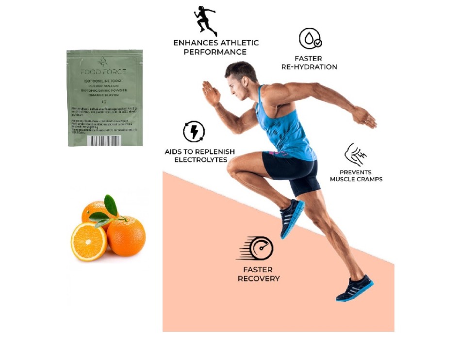 Bevanda isotonica energetica arancia cibo tattico Isotonic drink powder orange Divisa Militare