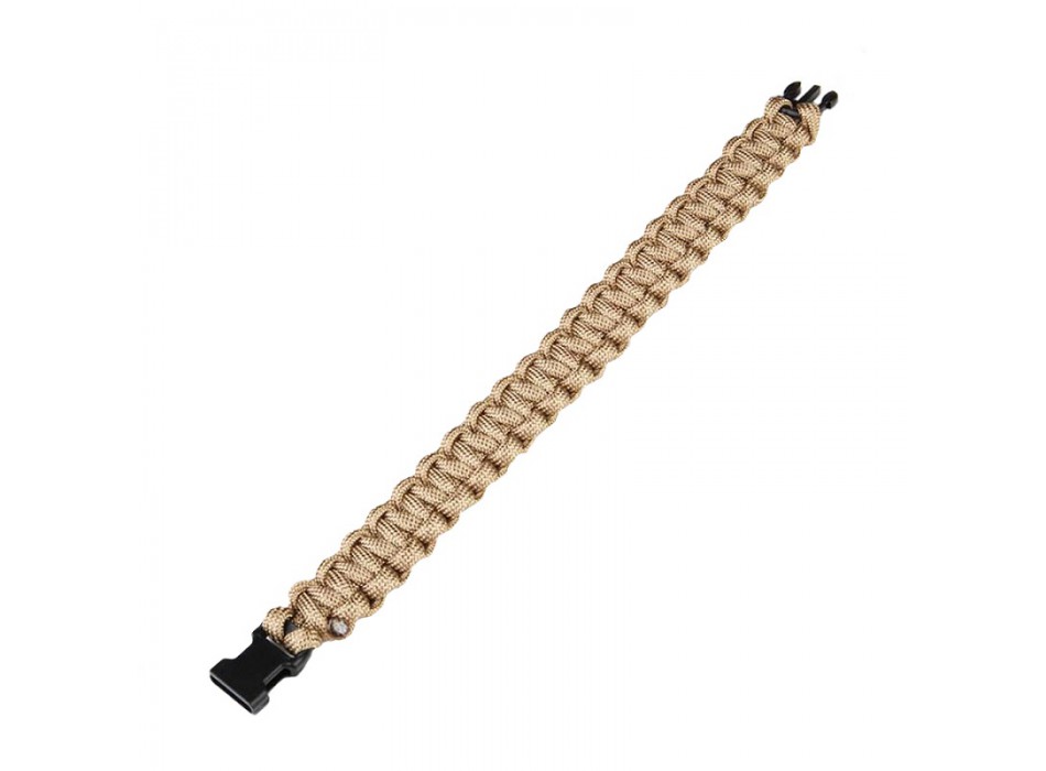 Bracciale Paracord coyote Divisa Militare