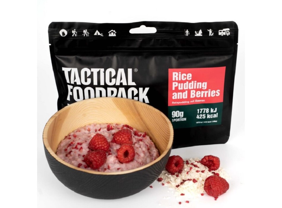 Budino di Riso e Frutti di Bosco 90g tactical foodpack Divisa Militare