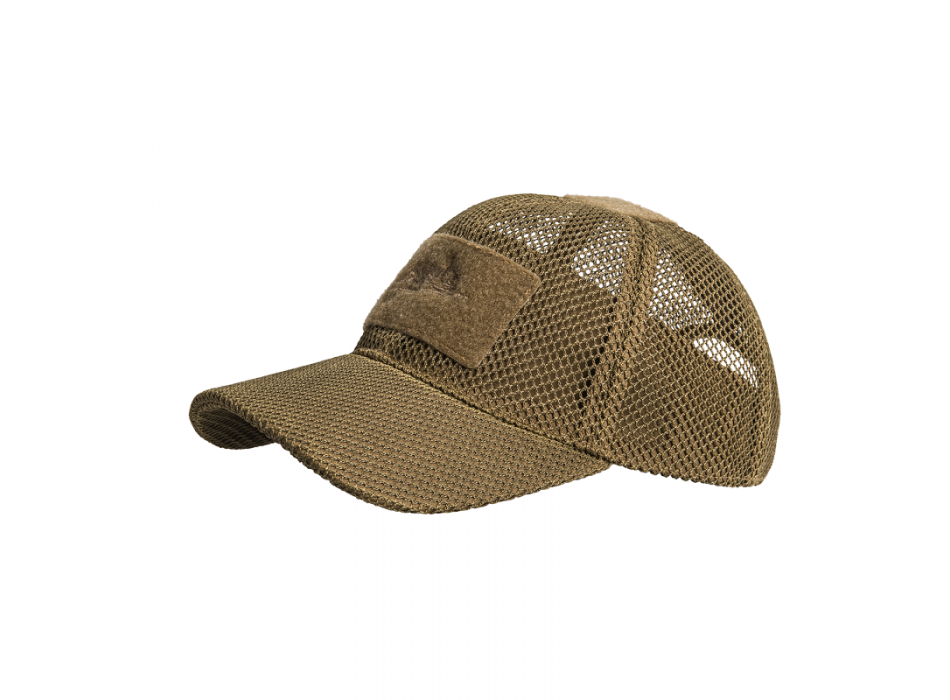 Cappello cappellino baseball Helikon Tex trasforato coyote sabbia Divisa Militare