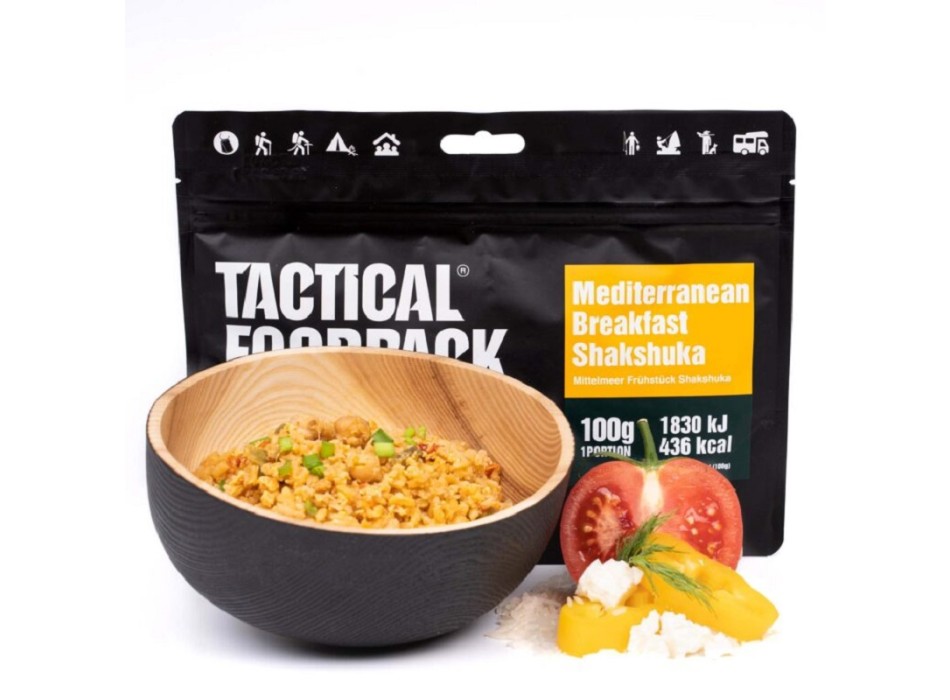 Colazione Mediterranea 100g uova e ceci tactical foodpack Divisa Militare