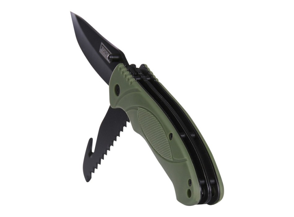 Coltello bushcraft con lama per legno verde Divisa Militare