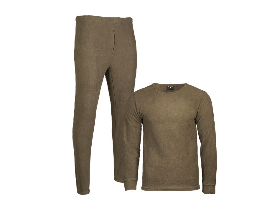 Completo intimo termico girocollo pantaloni pile Divisa Militare