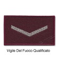 Distintivo qualifica Vigili del Fuoco VVF Permanente Qualificato grado