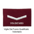 Distintivo qualifica Vigili del Fuoco VVF Qualificato Volontario grado 