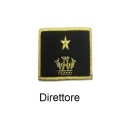 Distintivo qualifica Vigili del Fuoco VVF Vigile Del Fuoco Direttore grado quadrato