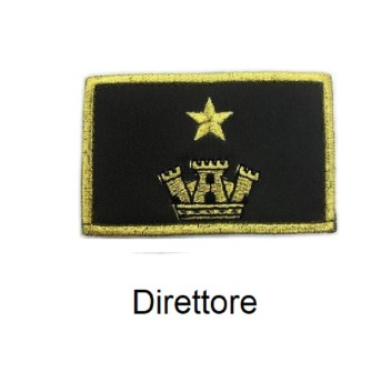 Distintivo qualifica Vigili del Fuoco VVF Vigile Del Fuoco Direttore grado Divisa Militare