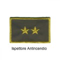 Distintivo qualifica Vigili del Fuoco VVF Vigile Del Fuoco ispettore antincendi grado