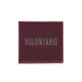 Distintivo qualifica Vigili del Fuoco VVF Volontario grado quadrato