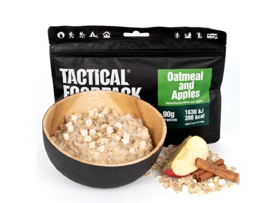 Farina d'Avena e Mele 90g tactical foodpack Divisa Militare