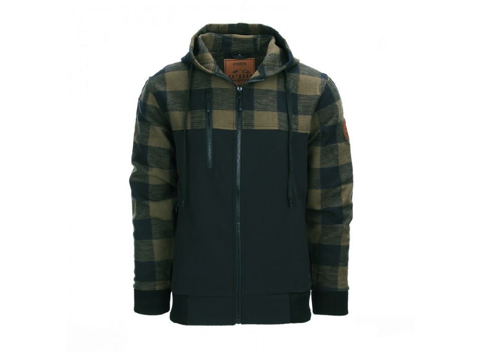 Giacca softshell lumbershell impermeabile per outdoor verde od Divisa Militare