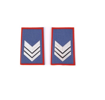 Gradi brigadiere Carabinieri tubolari estivi azzurri Divisa Militare