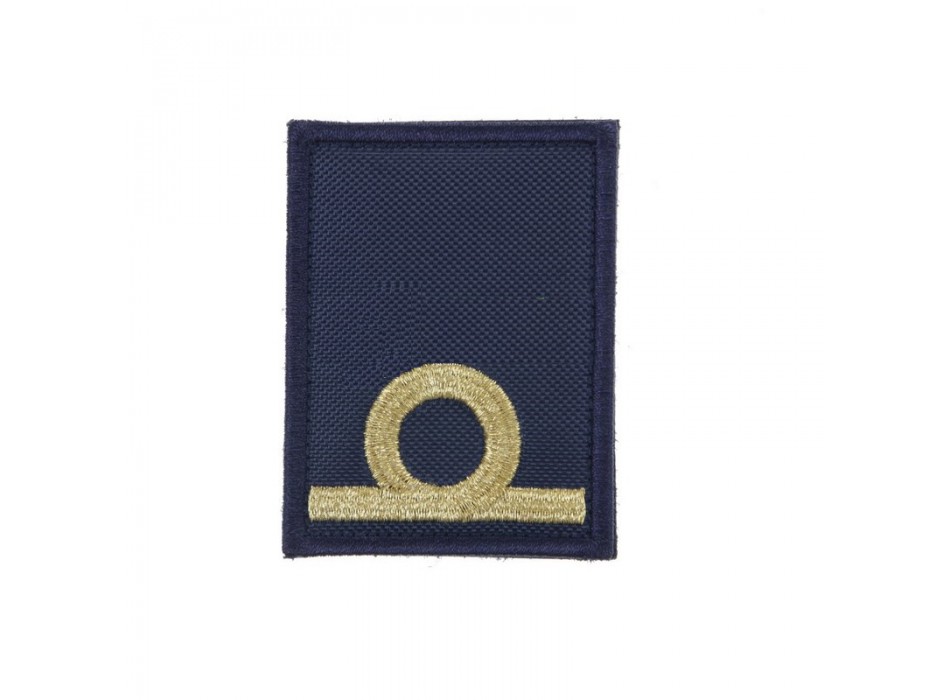 Guardiamarina grado velcro per polo base blu Marina militare capitaneria di Porto nocchiere Divisa Militare