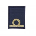 Guardiamarina grado velcro per polo base blu Marina militare capitaneria di Porto nocchiere