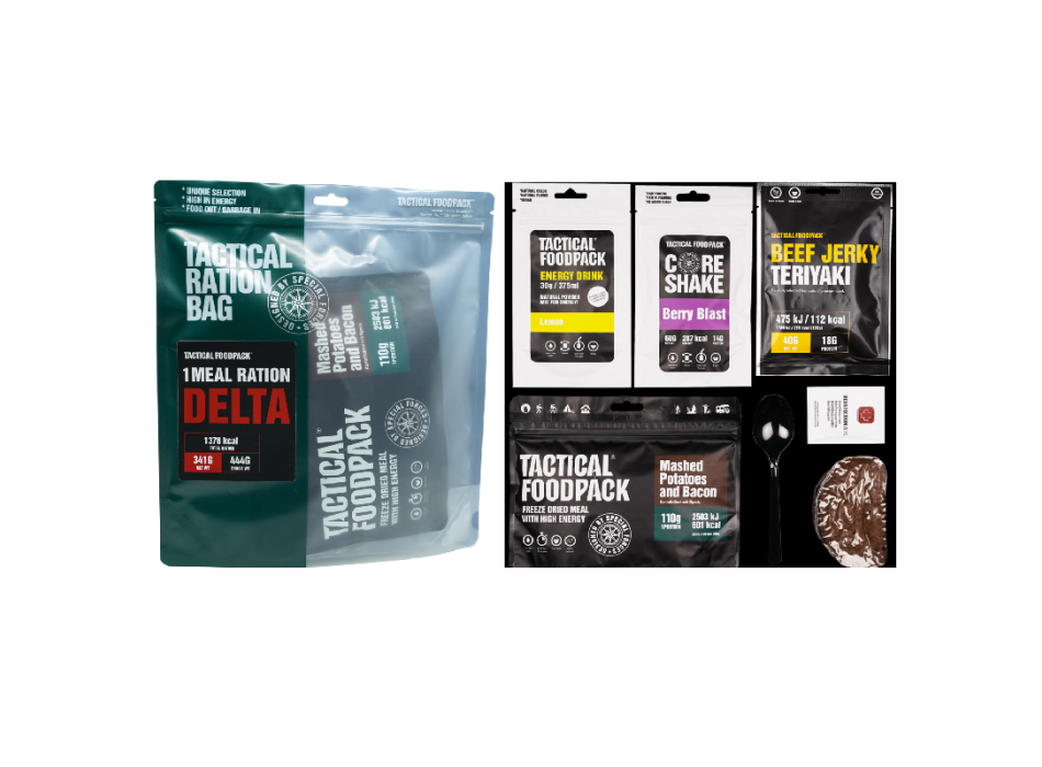 Kit alimentare un giorno delta 341g tactical foodpack Divisa Militare