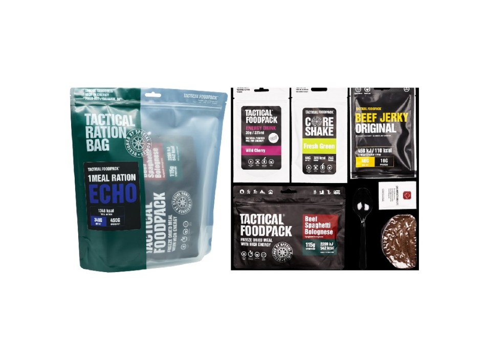 Kit alimentare un giorno echo 346g tactical foodpack Divisa Militare