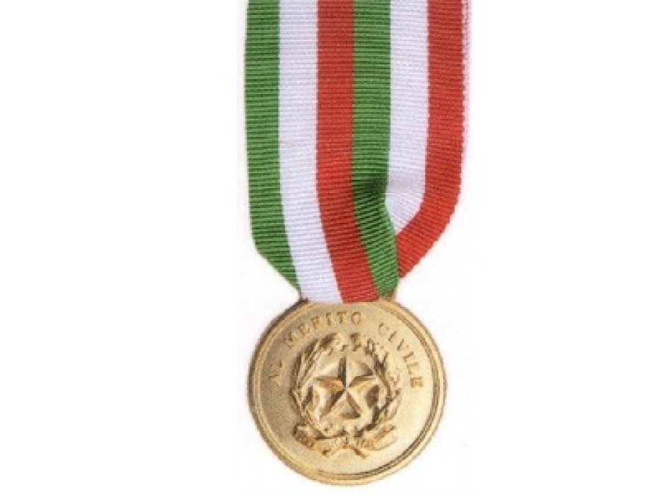 Medaglia al Merito Civile d'oro Divisa Militare