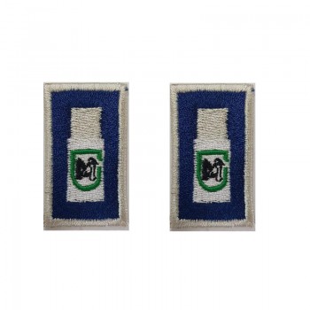 Mostrine da camicia con velcro Polizia Locale Marche Divisa Militare