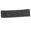 Patch Croce Rossa Corpo Militare ricamata bassa visibilità