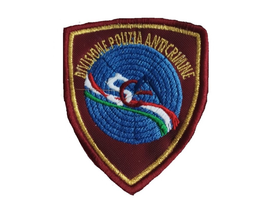 Patch divisione polizia anticrimine polizia di stato Divisa Militare