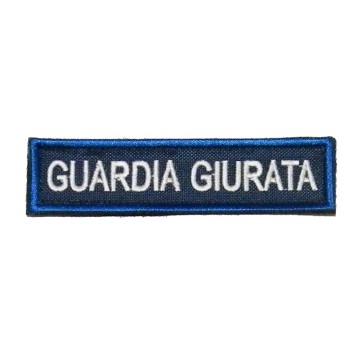 Patch Guardia Giurata aquila Divisa Militare