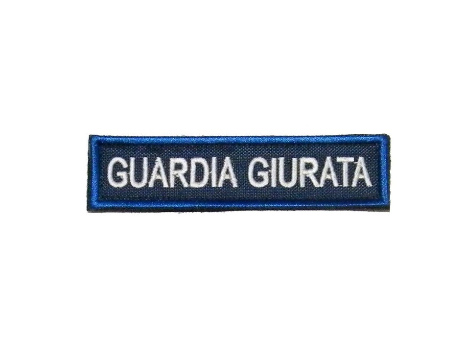 Patch Guardia Giurata aquila Divisa Militare