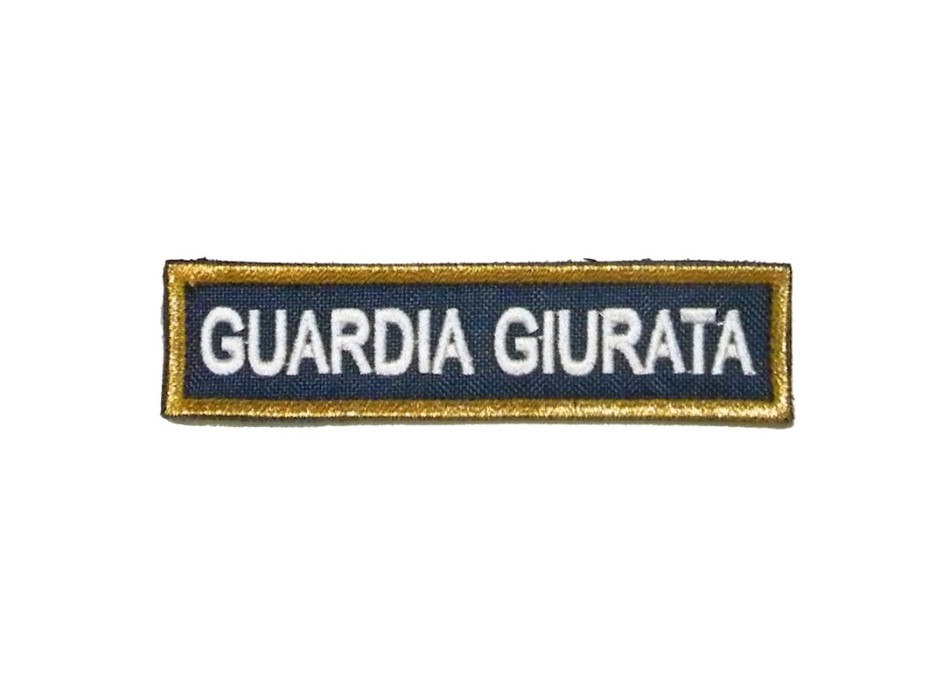 Patch Guardia Giurata aquila Divisa Militare