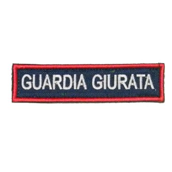 Patch Guardia Giurata aquila Divisa Militare