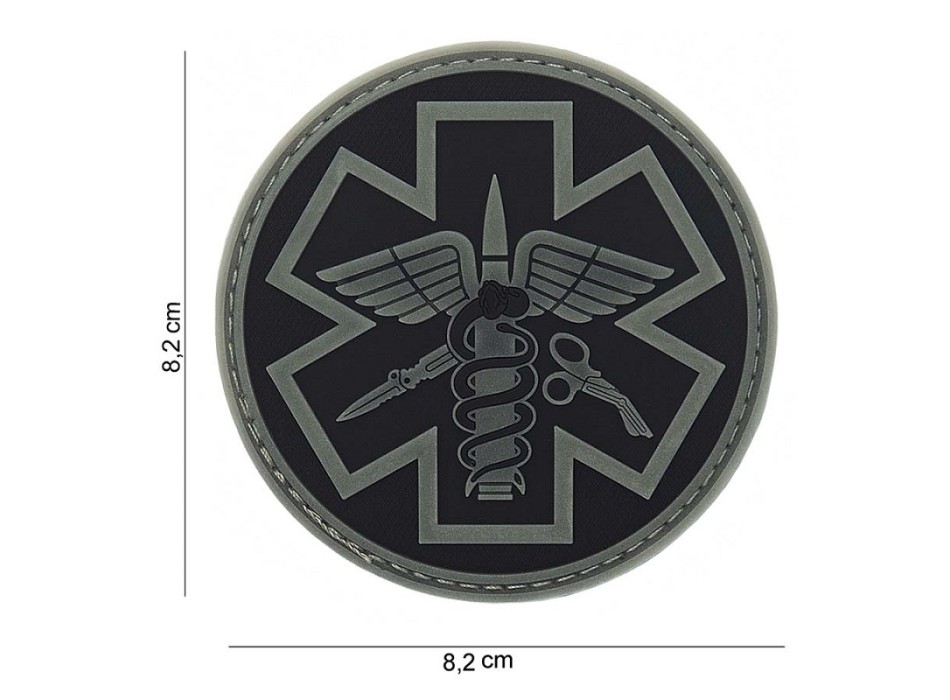 Patch medicina tattica grigio Divisa Militare