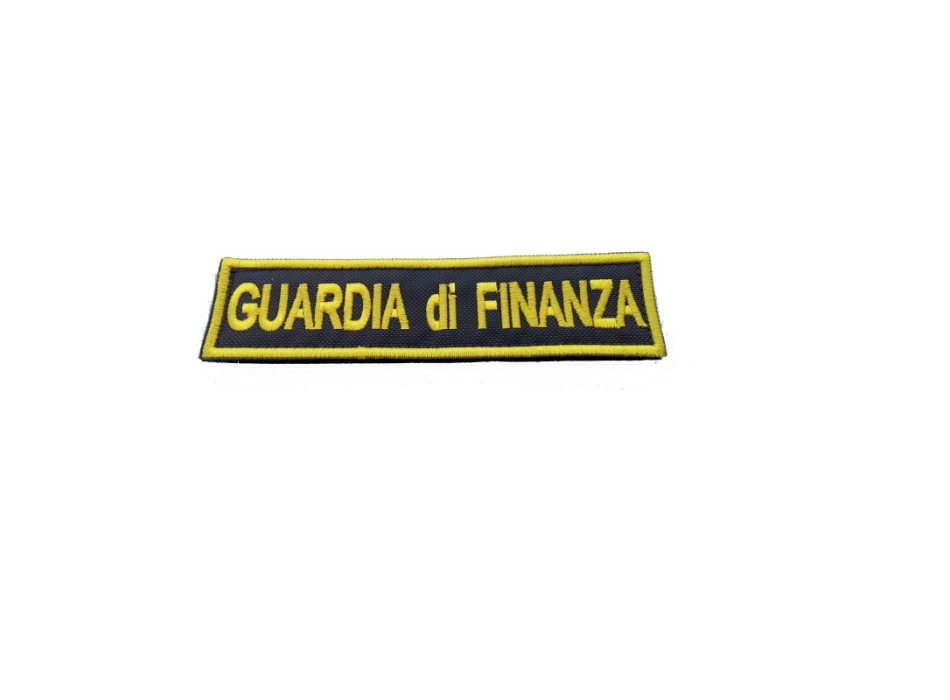 Patch personalizzata con scritta a scelta stile GDF Divisa Militare