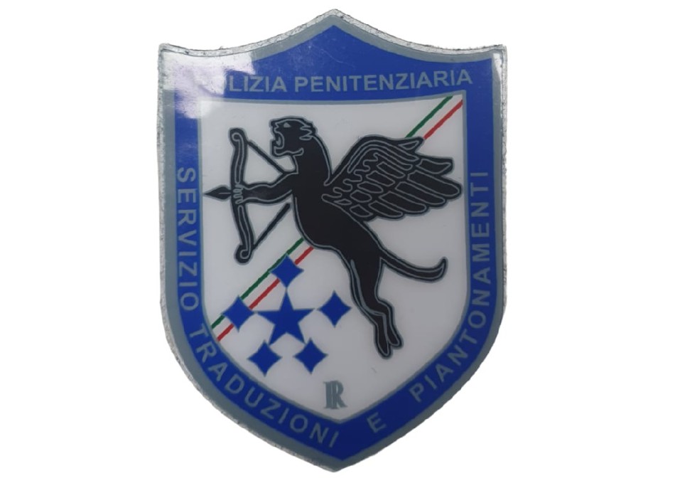 Patch Polizia Penitenziaria cinofila ricamata  Divisa Militare