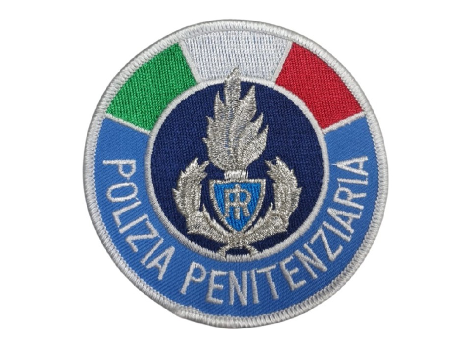 Patch Polizia Penitenziaria scudetto ricamata Divisa Militare