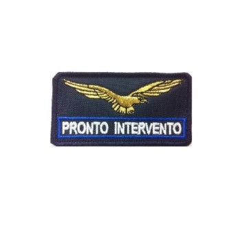 Patch Pronto intervento aquila oro Divisa Militare