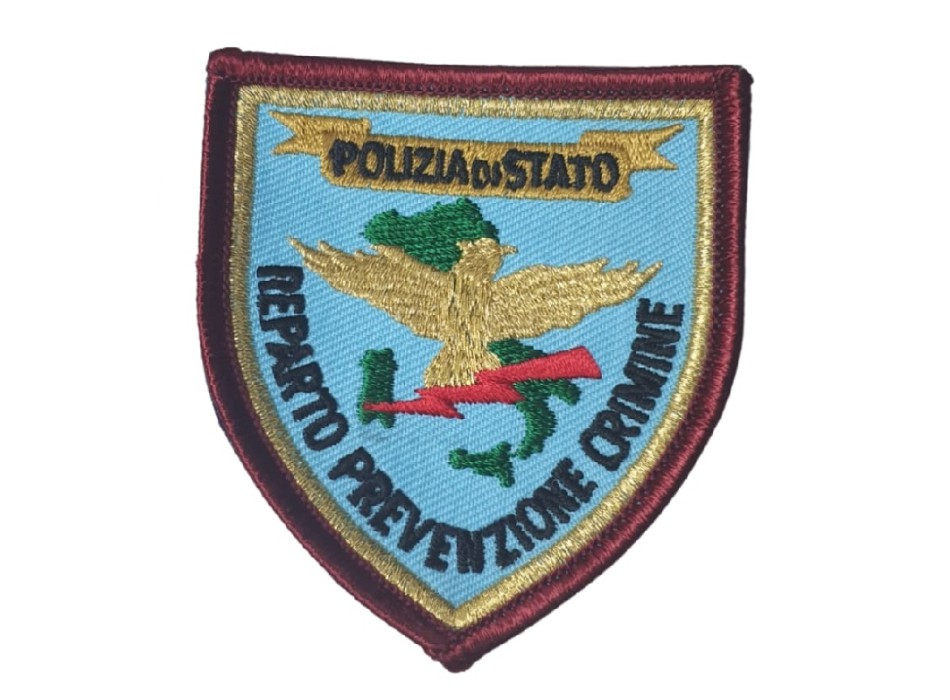 Patch reparto prevenzione crimine Polizia di Stato PS Divisa Militare