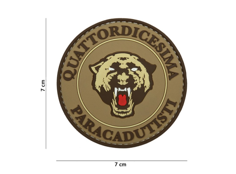 Patch toppa 14° paracadutisti coyote Divisa Militare